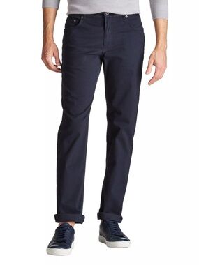 Brax Perma Blue Cotton Cooper Fancy 5 Pocket Pants (35x32)